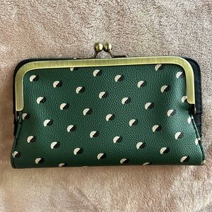 Boho Leather Clasp Wallet